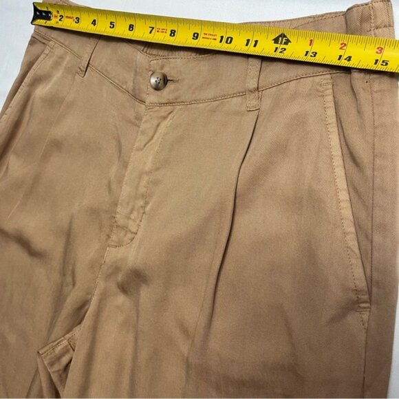 Tribal Tan Wide Leg Palazzo Pants High Waisted Trousers 8 - Picture 7 of 10